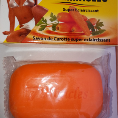 Creme et savon 7 miracles a base de carotte super eclaircissant